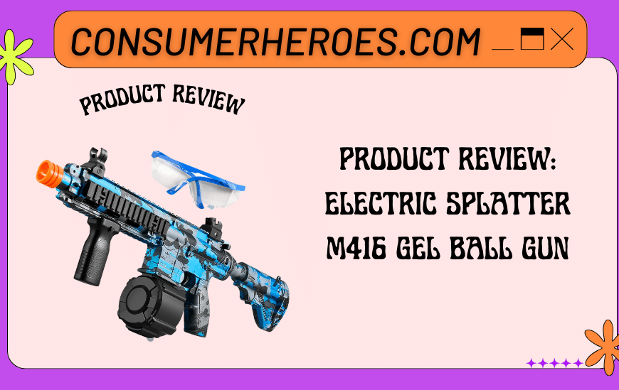 Electric Splatter M416 Gel Ball Gun Review