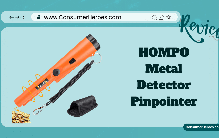 HOMPO Metal Detector Pinpointer Review