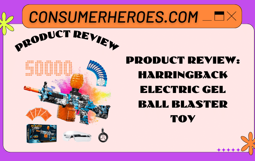 Harringback Electric Gel Ball Blaster Toy Review