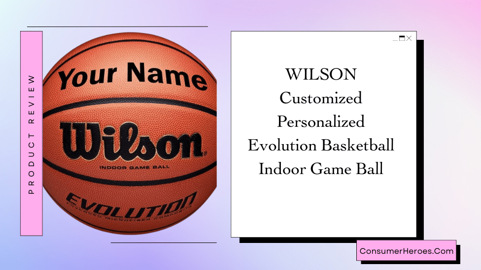 Wilson Customized Personalized Evolution Basketball Indoor Game