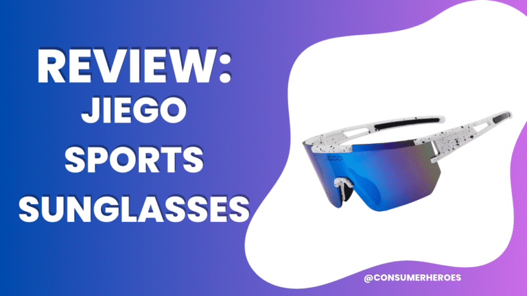 JIEGO VISION Sport Sunglasses Review: UV400 Light Blue